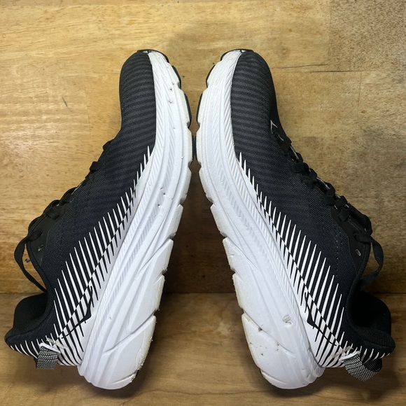 Hoka One One Rincon 2 LIGHTWEIGHT Womens Size 8.5 Running Shoes Sneakers Black - Picture 8 of 15